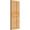 Ekena Millwork Framed Board-n-Batten Shutters, Rough Sawn Western Red Cedar, 16 1/8W x 38H, PR RBF06S16X038RWR - alternate 2